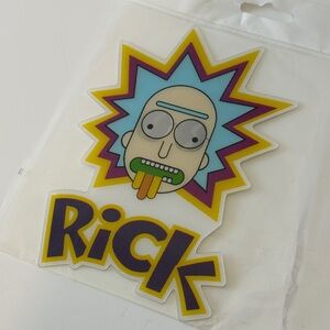 Rick and Morty Holographic Sticker